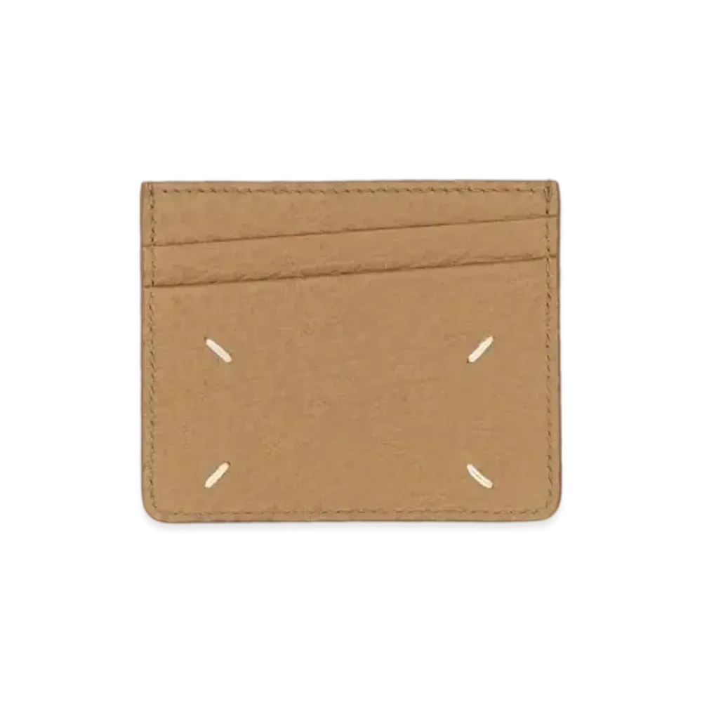 Maison Margiela Stitch Card Holder "Chamois"