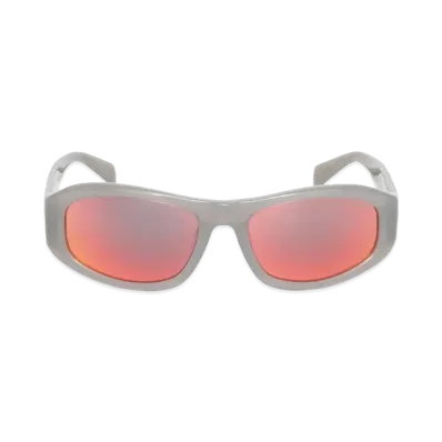 Stussy Landon Sunglasses "Grey/Silver Flare Lens"