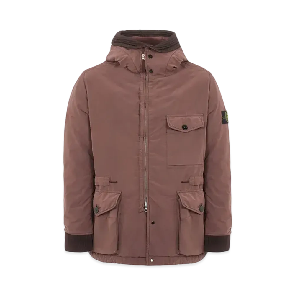 Stone Island 41131 DAVID LIGHT-TC CON MICROPILE "Mahogany Brown"