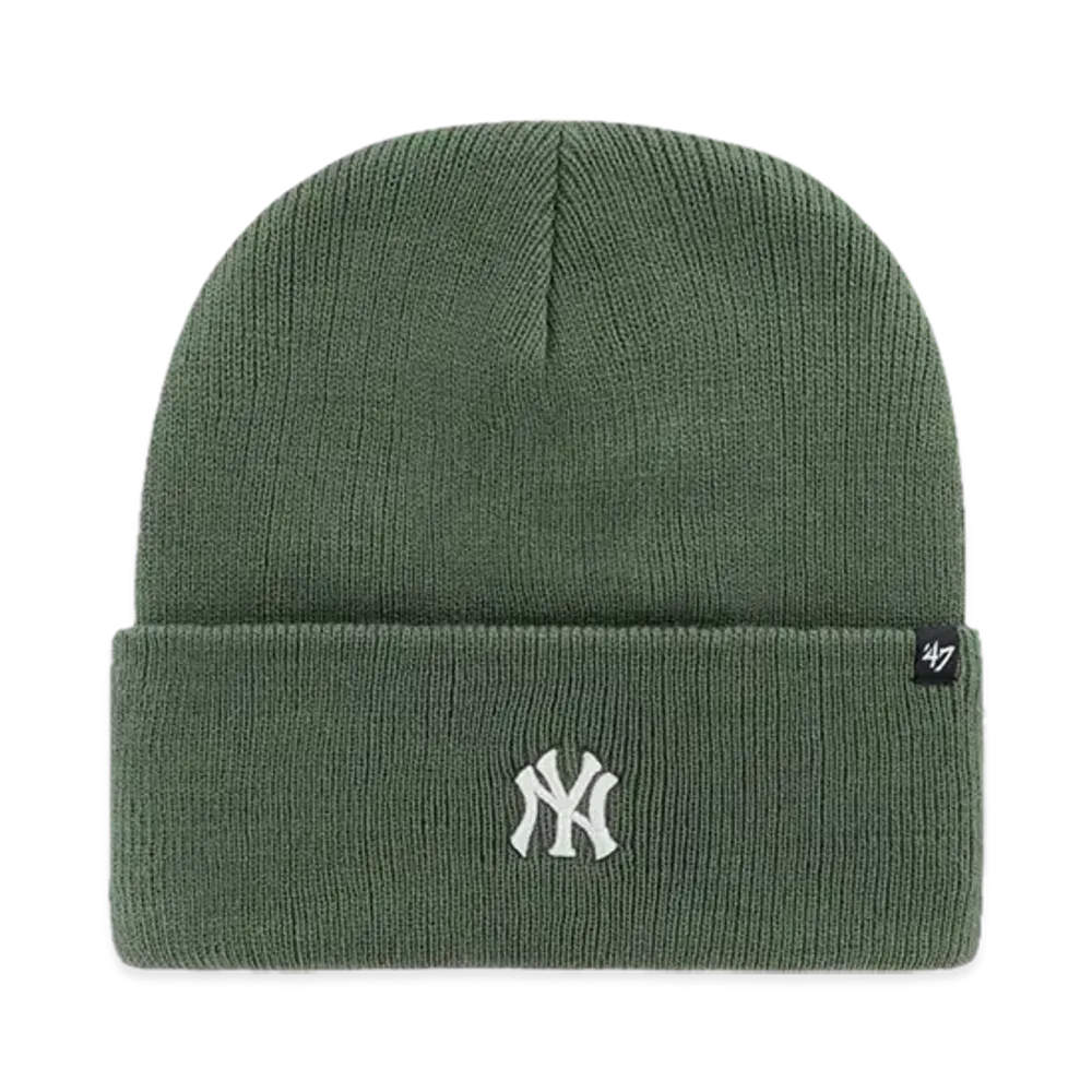 47 NYY MLB Base Runner Cuff Knit "Yankees Moss"