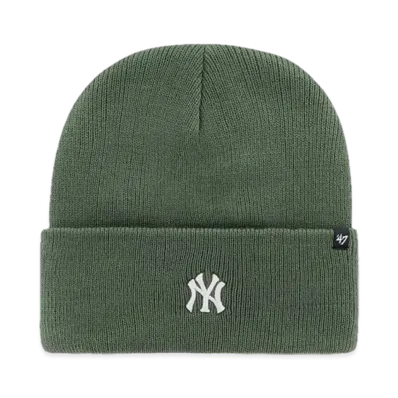 47 NYY MLB Base Runner Cuff Knit "Yankees Moss"