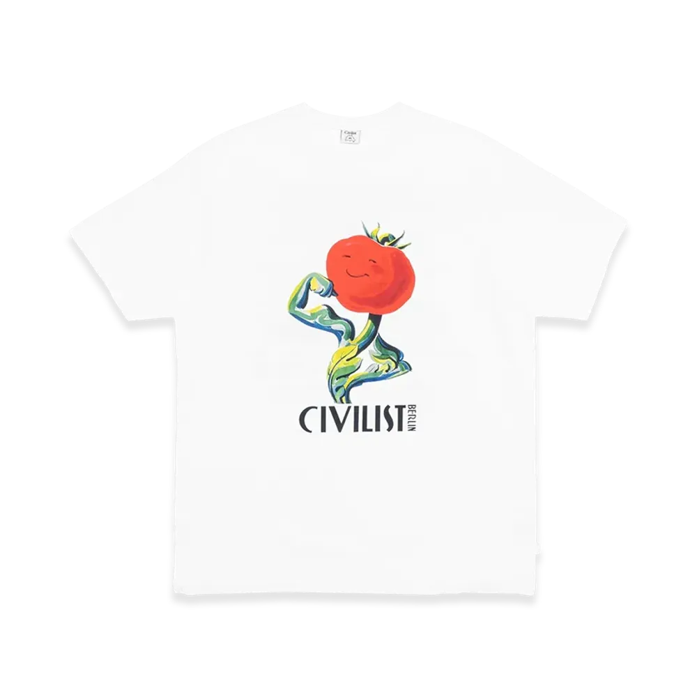 Civilist Tomato Tee "White"