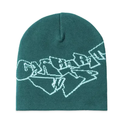 Carhartt WIP Screwed Up Scripter Beanie "Rainforest/Air Sky"