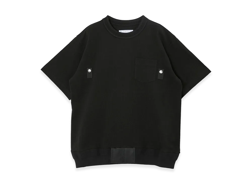 sacai Cotton Jersey T-Shirt "Black"