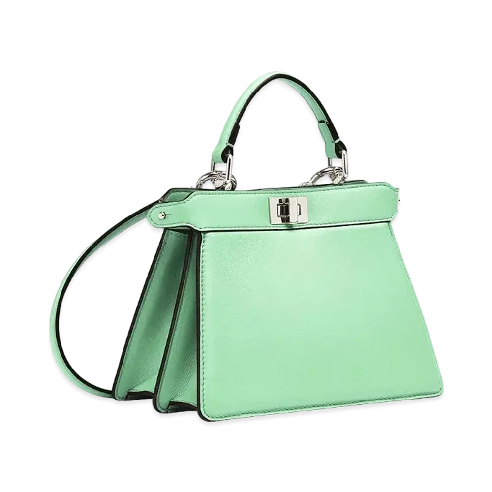 FENDI Peekaboo I See U Petite Padded Nappa Leather Bag "Green"