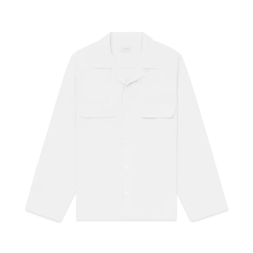 Aime Leon Dore Linen Safari Shirt "White"