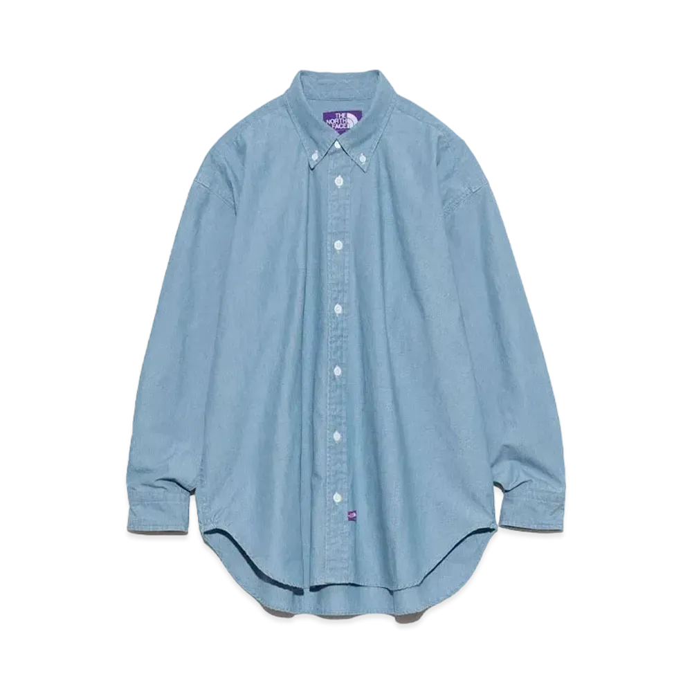 The North Face PURPLE LABEL Button Down Chambray Field Shirt "Indigo"