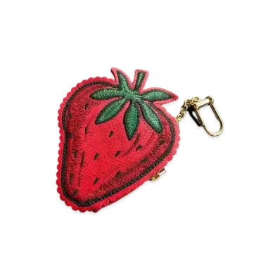 GUCCI GG Strawberry Coin Case