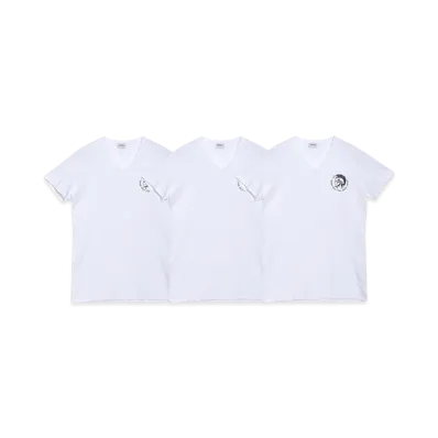 DIESEL Umtee Michael 3-Pack T-Shirt "White"
