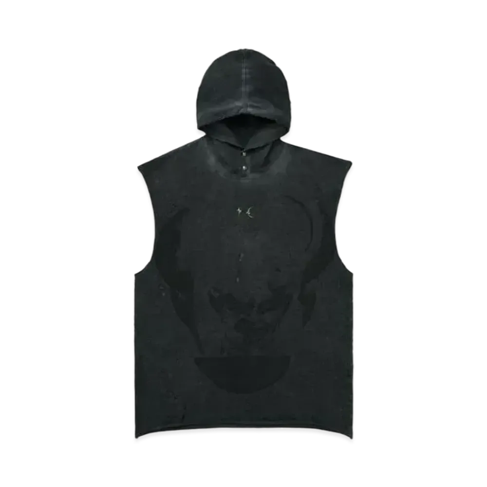 THUG CLUB Satan Hooded Vest "Grey"