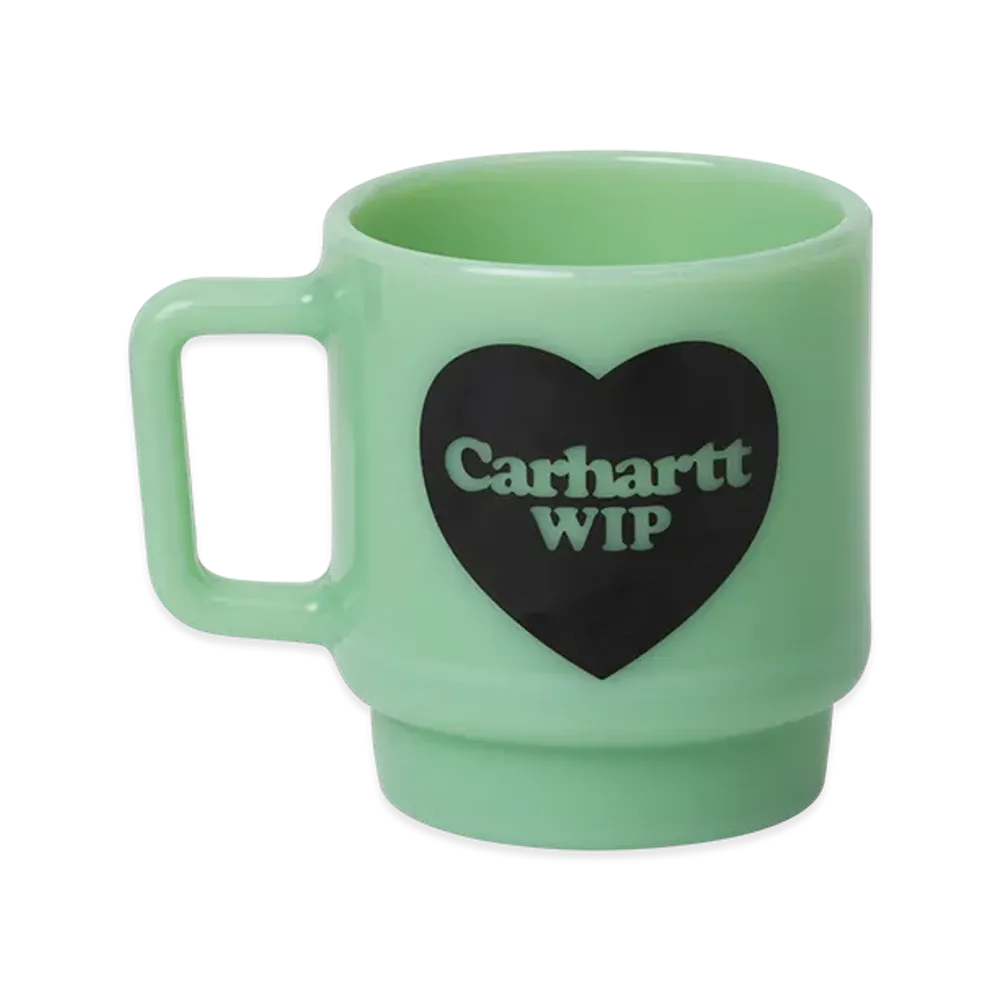 Carhartt WIP Heart Glass Mug "Jade"