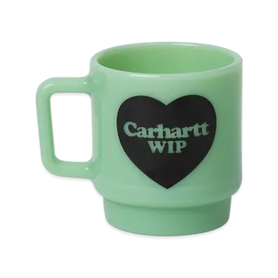 Carhartt WIP Heart Glass Mug "Jade"