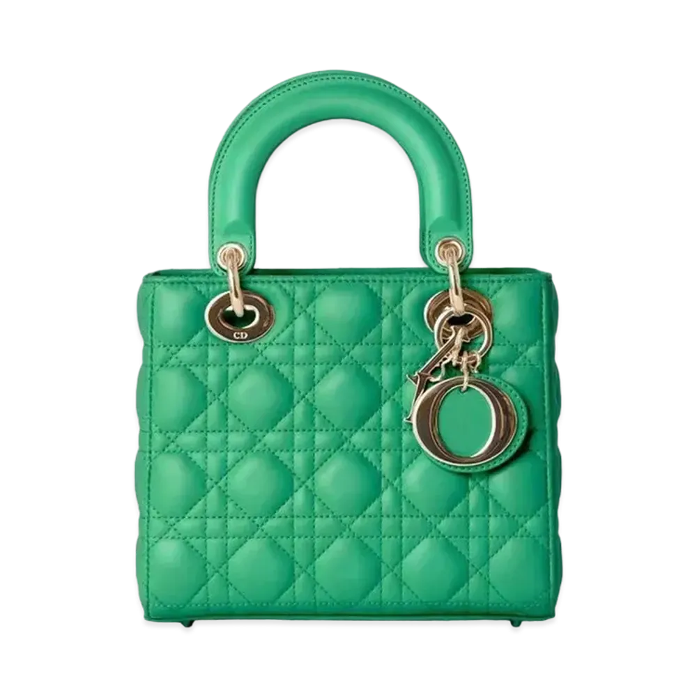 Dior Small Lady Bag My ABCDior Cannage Lambskin "Emerald Green"