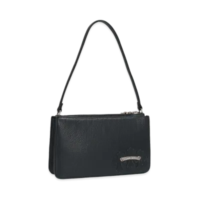 Chrome Hearts Cemetery Patch Leather Handbag "Black"