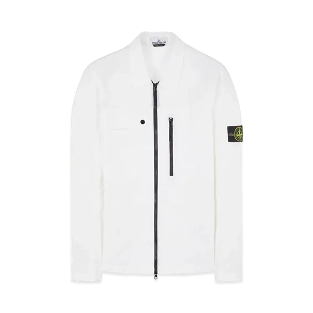 Stone Island 10210 SUPIMA Cotton Twill Stretch-TC "White"
