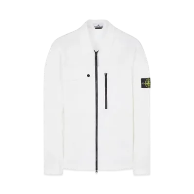 Stone Island 10210 SUPIMA Cotton Twill Stretch-TC "White"