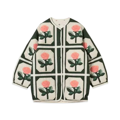 BEAMS COUTURE x RURU MARY'S Quilted Outerwear "Rose"