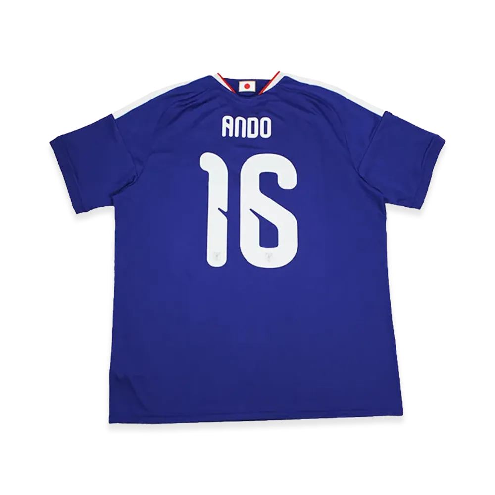 adidas Soccer Japan 2026 Home Replica Jersey #16 Tomoya Ando "Japan Blue/Ash Blue"