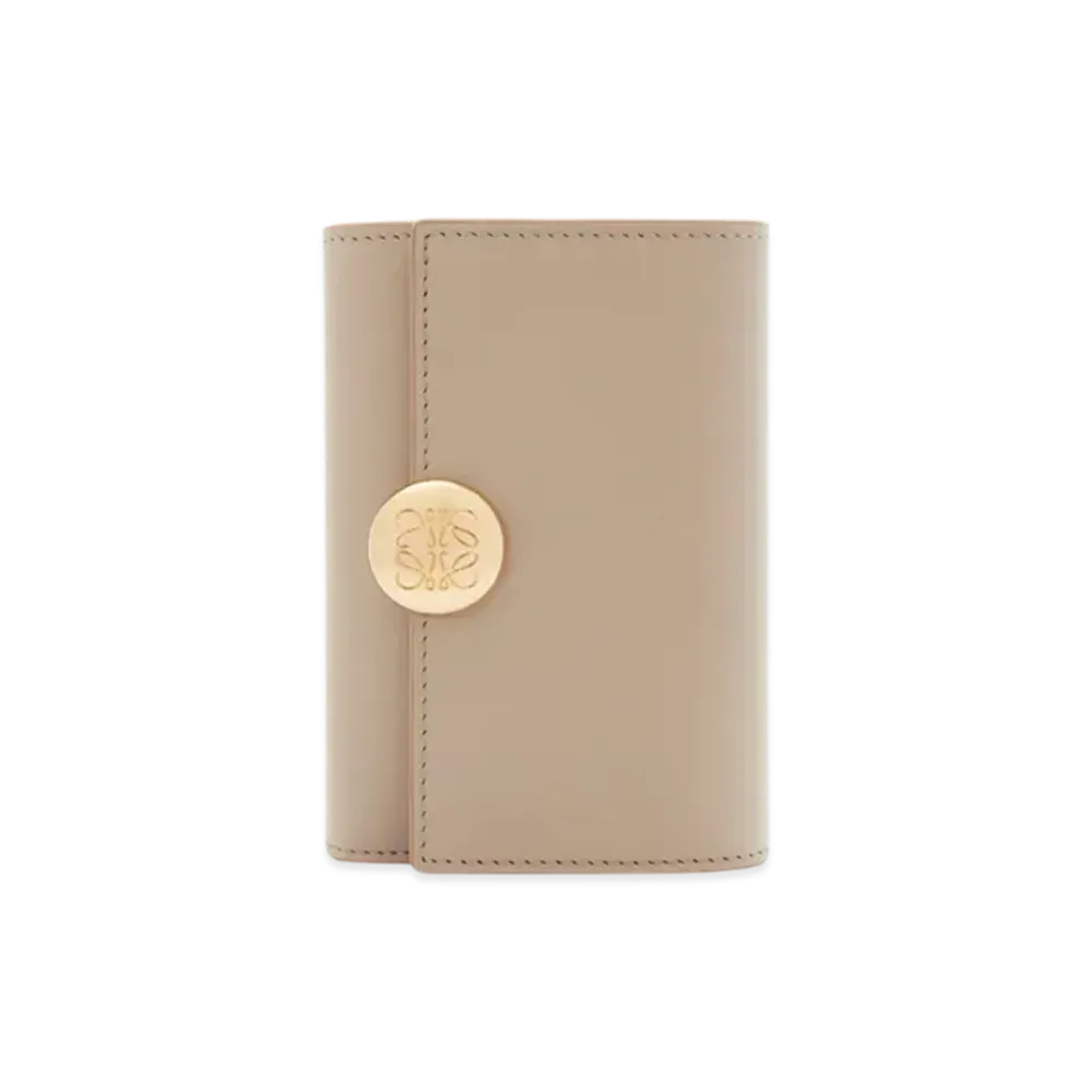 LOEWE Pebble Vertical Wallet Small "Sand"