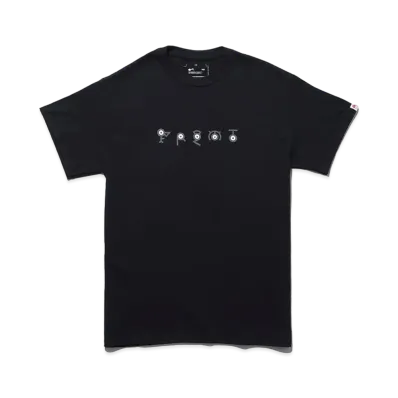 FRAGMENT x POKEMON THUNDERBOLT PROJECT PRINT TEE "Black"