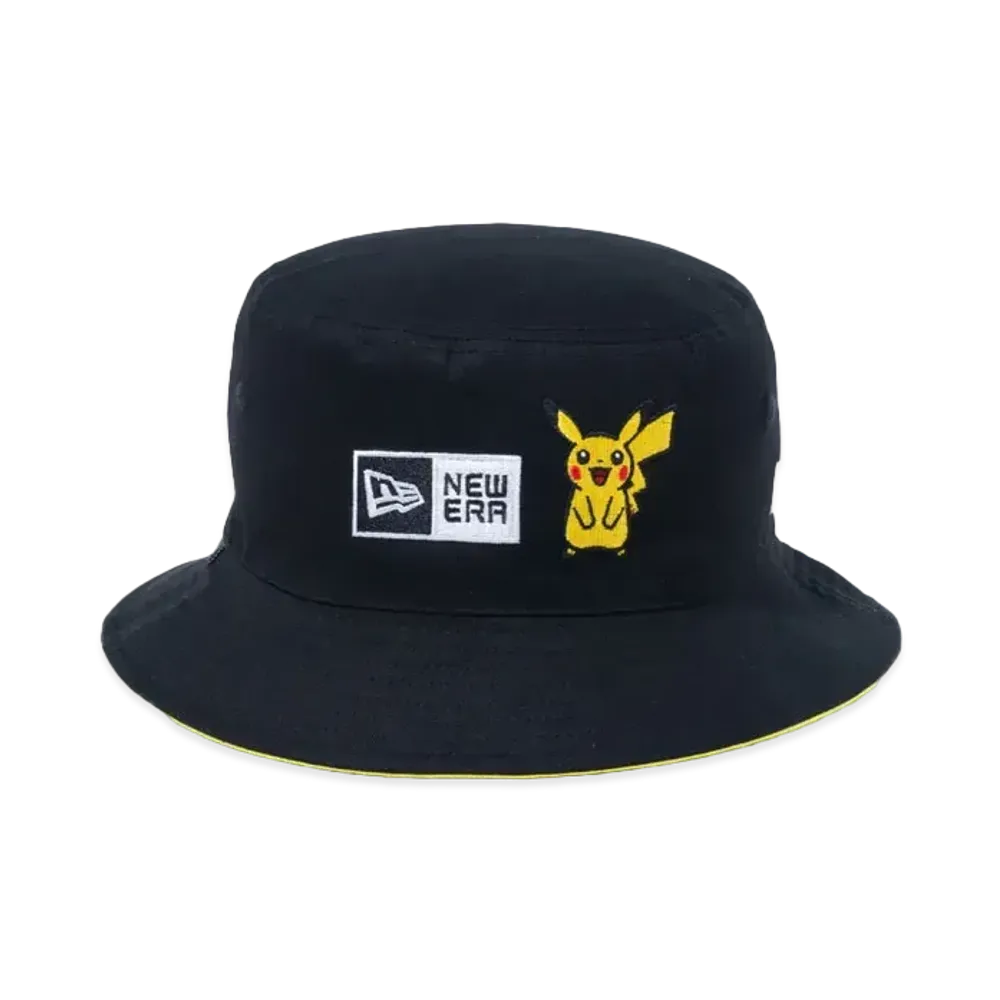 NEW ERA x Pokemon Bucket01 Reversible Pikachu "Black/Yellow"