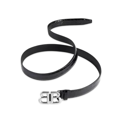 BALENCIAGA Monaco Belt Crocodile Embossed "Black"