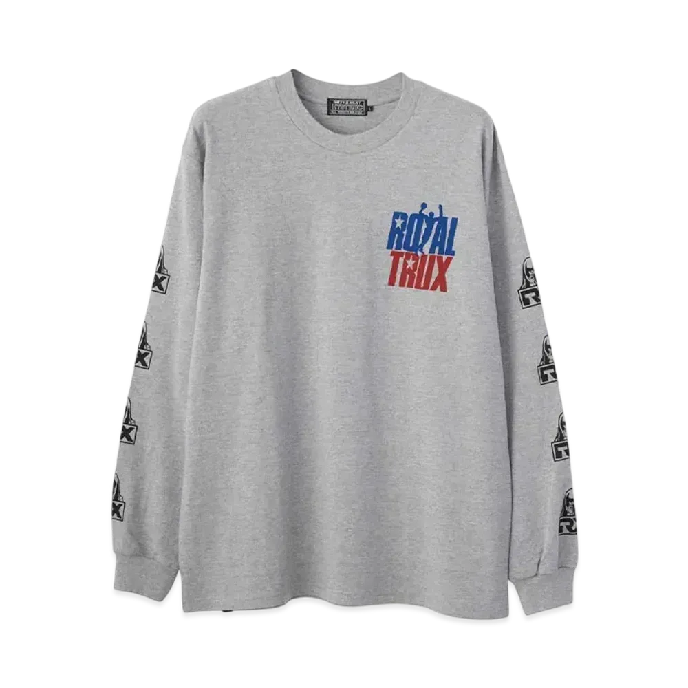 HYSTERIC GLAMOUR Royal Trux/Rtx Fire Ball T-Shirt "Top Gray"