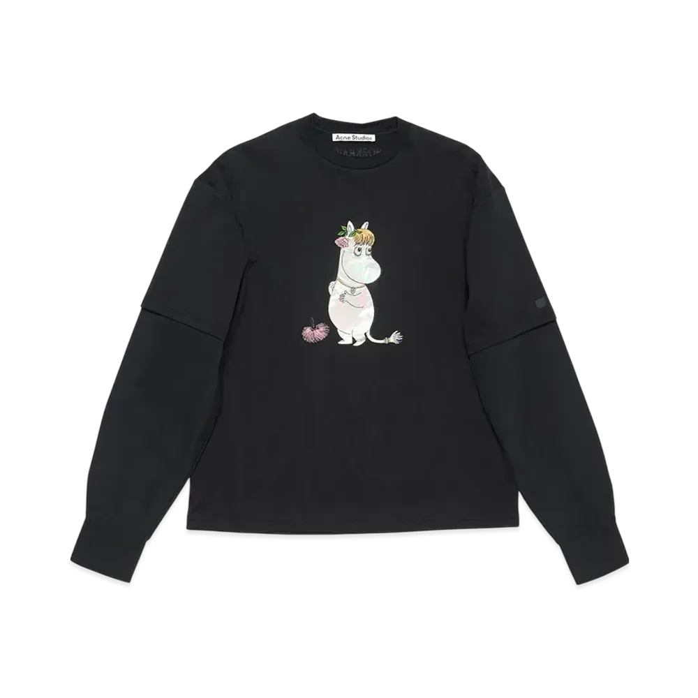 Acne Studios x Moomin T-Shirts "All Black"