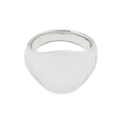 TOMWOOD Mini Signet Oval "Silver"