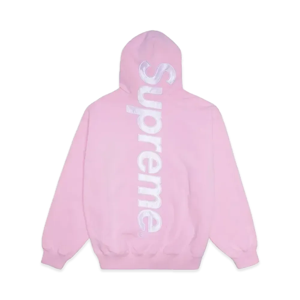 Supreme Satin Applique Hooded Sweatshirt (23FW) 