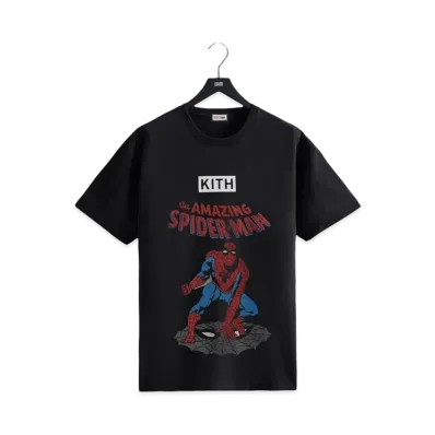 Marvel x Kith Spider-Man Allies Vintage Tee "Black"