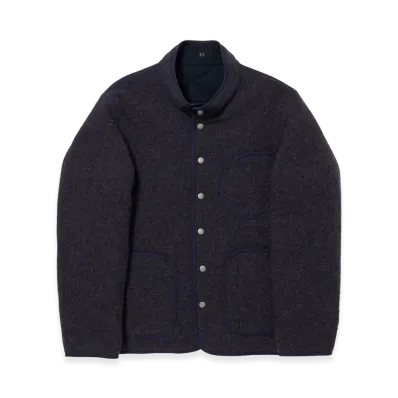 T.T Taiga Takahashi LOT.323 Quilt Lining Blanket Jacket "Navy"