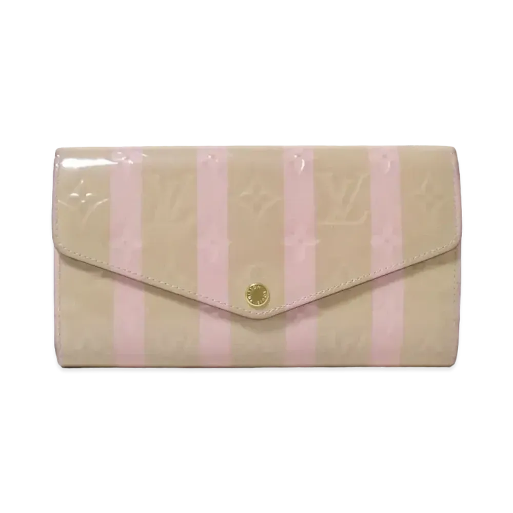 Louis Vuitton Sarah Wallet Monogram Vernis "Dune"