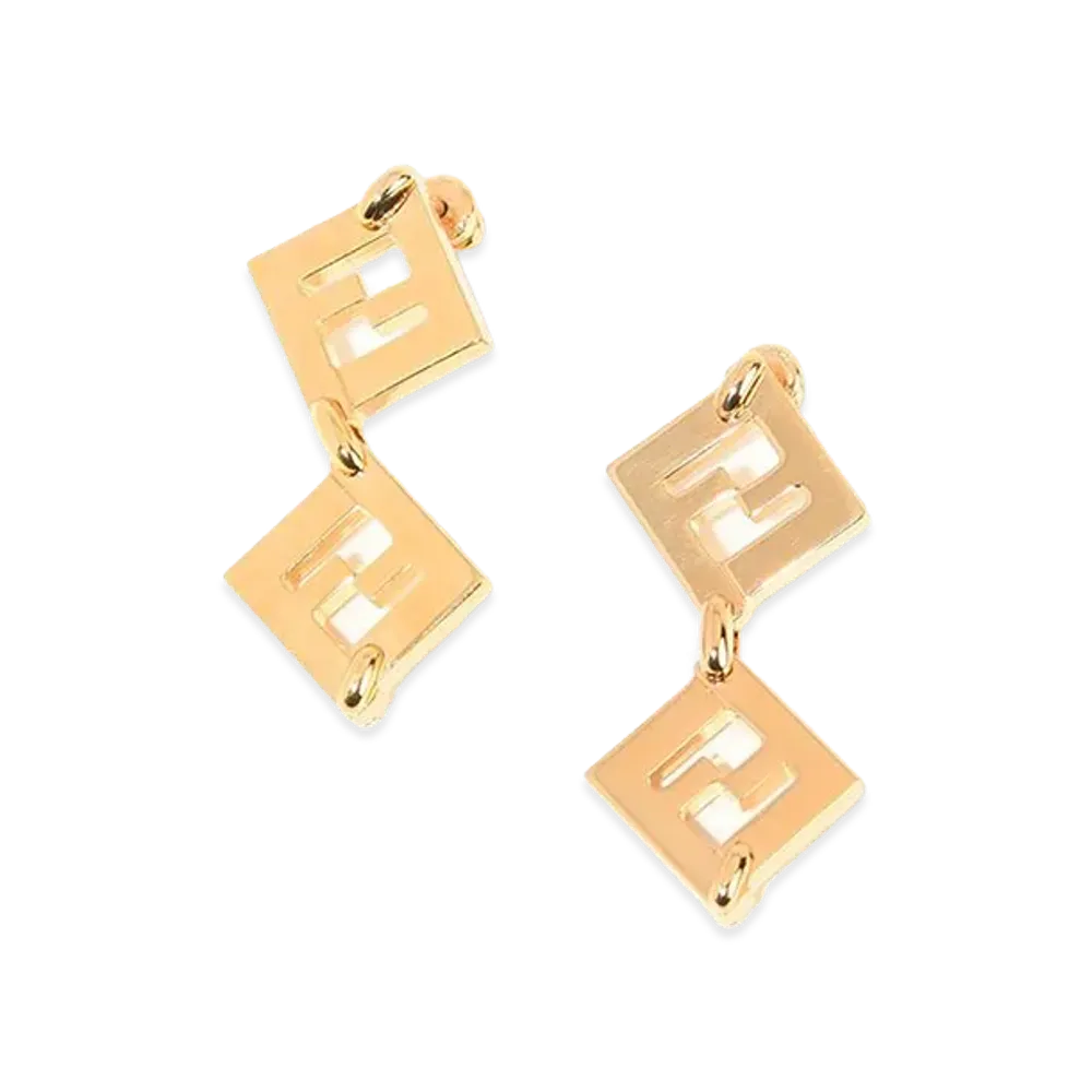 FENDI Women's Forever Earrings "Gold"