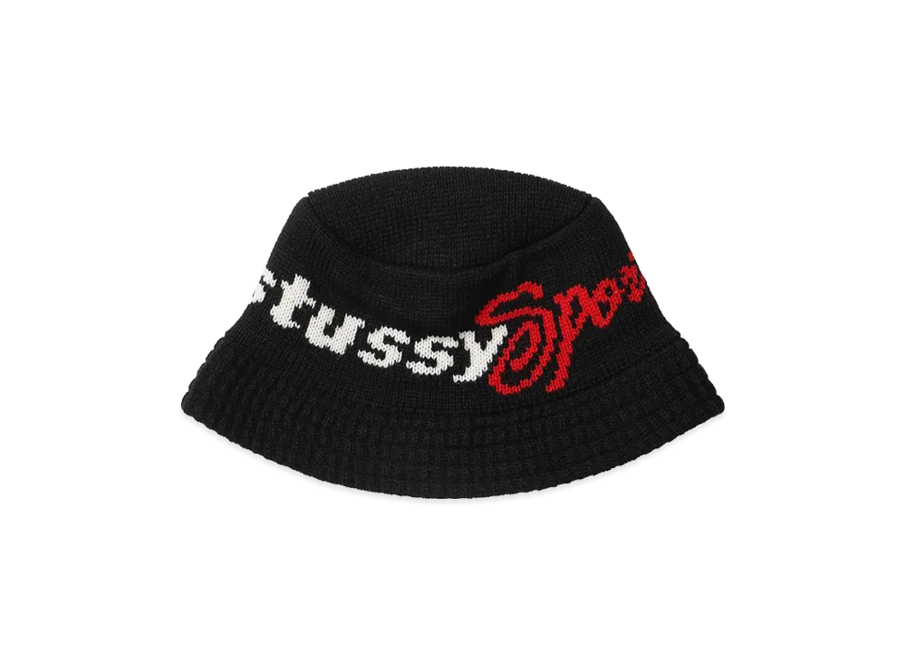 Stussy Knit Bucket Hat Stussy Sport "Black"