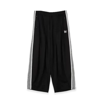 Needles x FREAK'S STORE Exclusive H.D.TrackPant PolySmooth "Black/White"