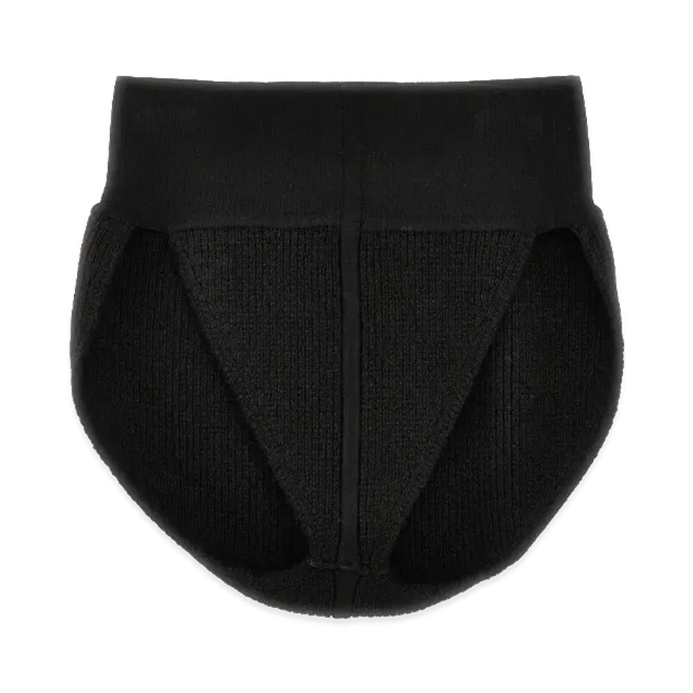 Rick Owens Women's Panties In Cachemire Blend "Black"