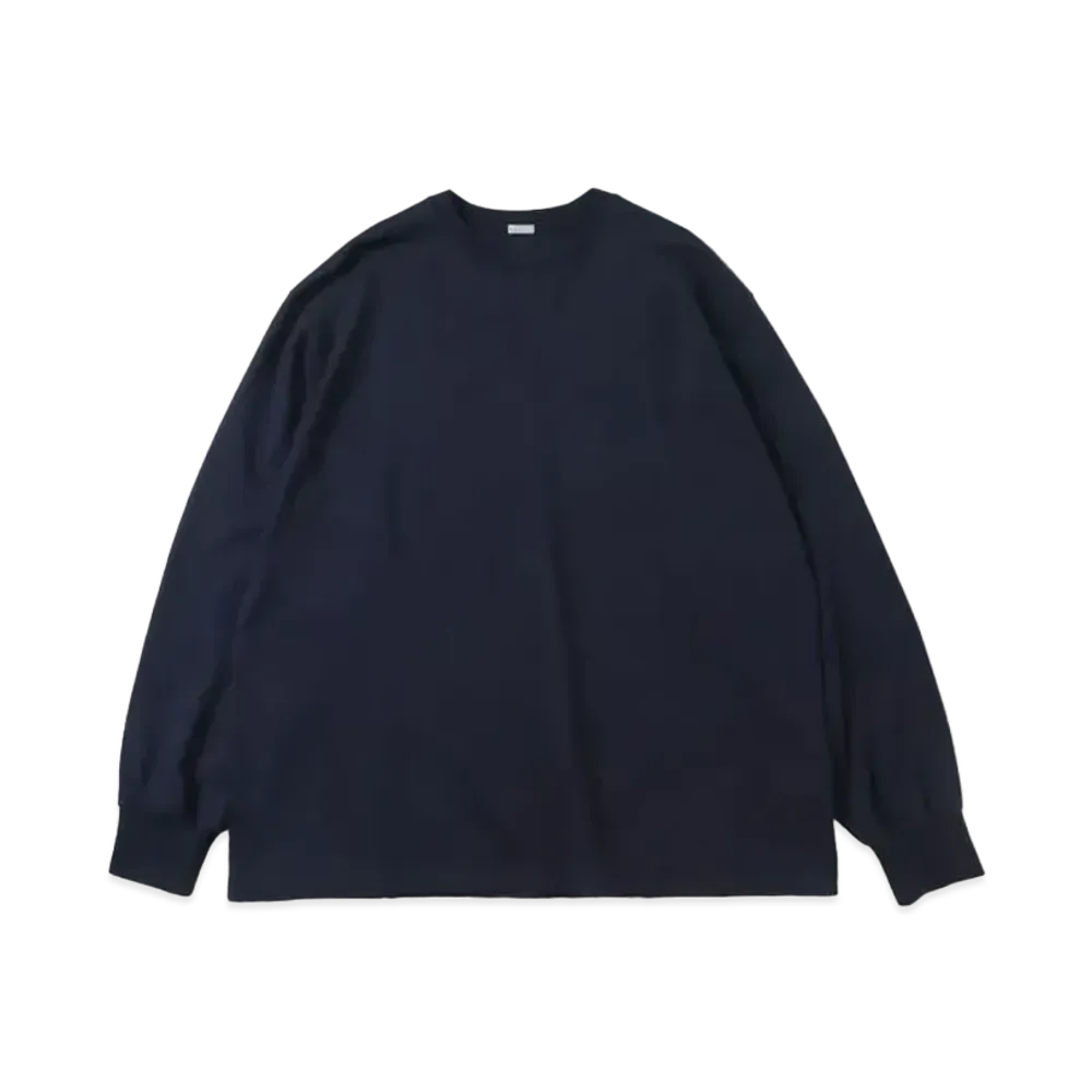 A.PRESSE Cashmere Blend L/S T-Shirt "Navy"