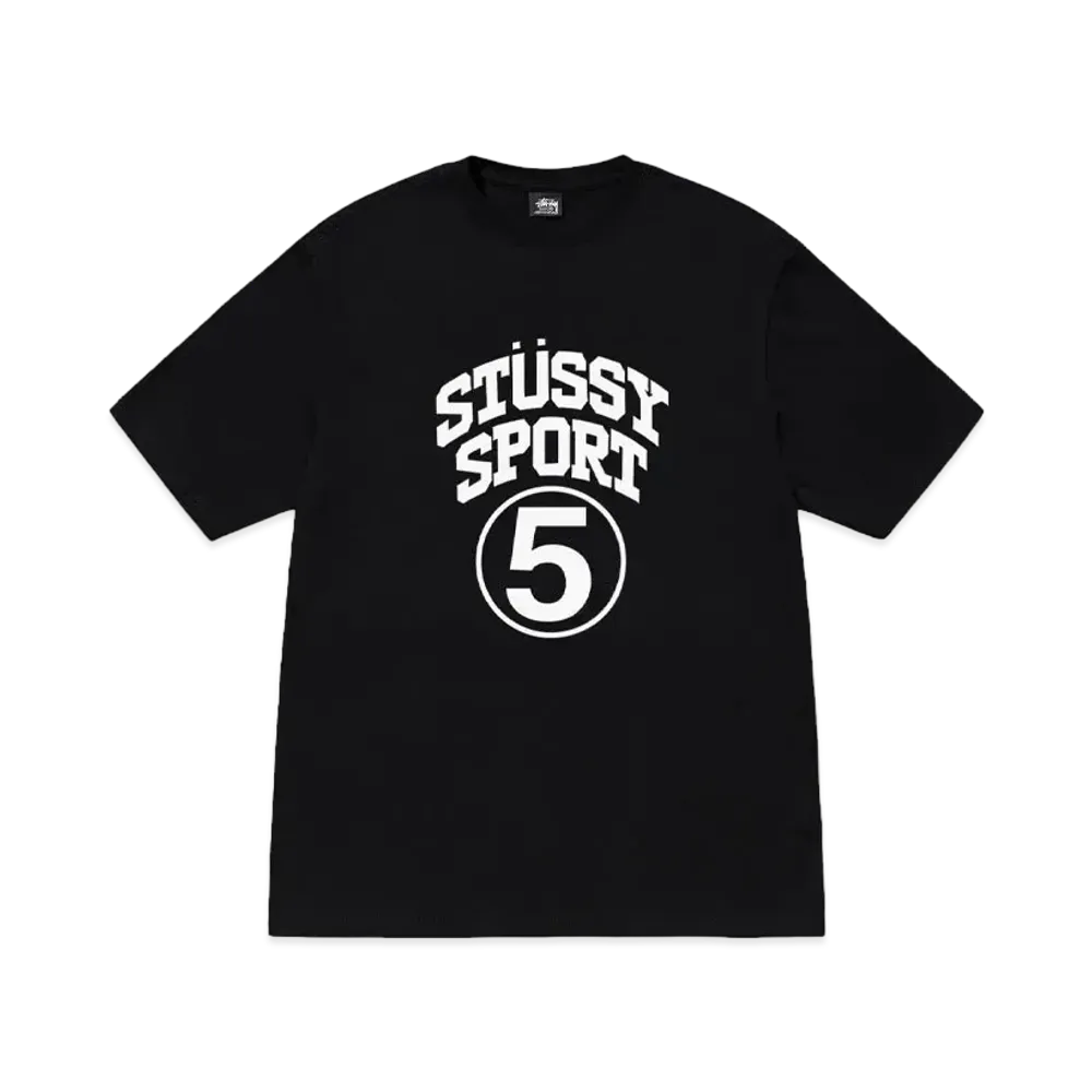 Stussy 5 Sport Tee "Black"