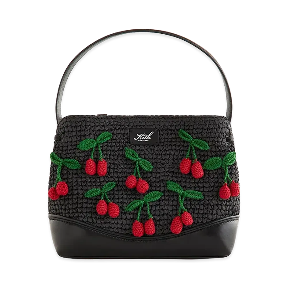 Kith Women's Cherry Raffia Mini Katie "Black"