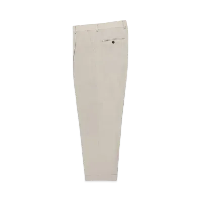 WACKO MARIA x DORMEUIL Pleated Trousers (Type-2) "Light Beige"