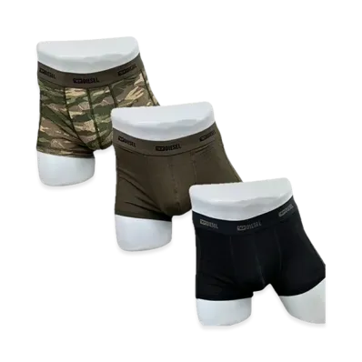 Diesel Three Pack Boxers "Green Camo"