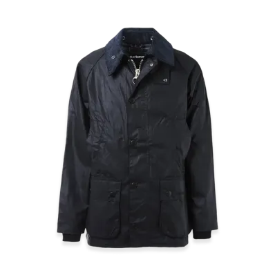 Barbour Bedale Waxed Cotton Jacket "Navy"