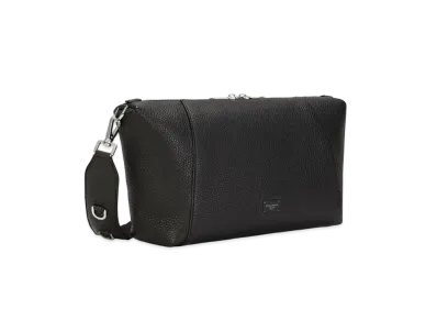 Dolce&Gabbana Palermo Cross Body Bag Hanmard Calfskin Logo Plate "Black"