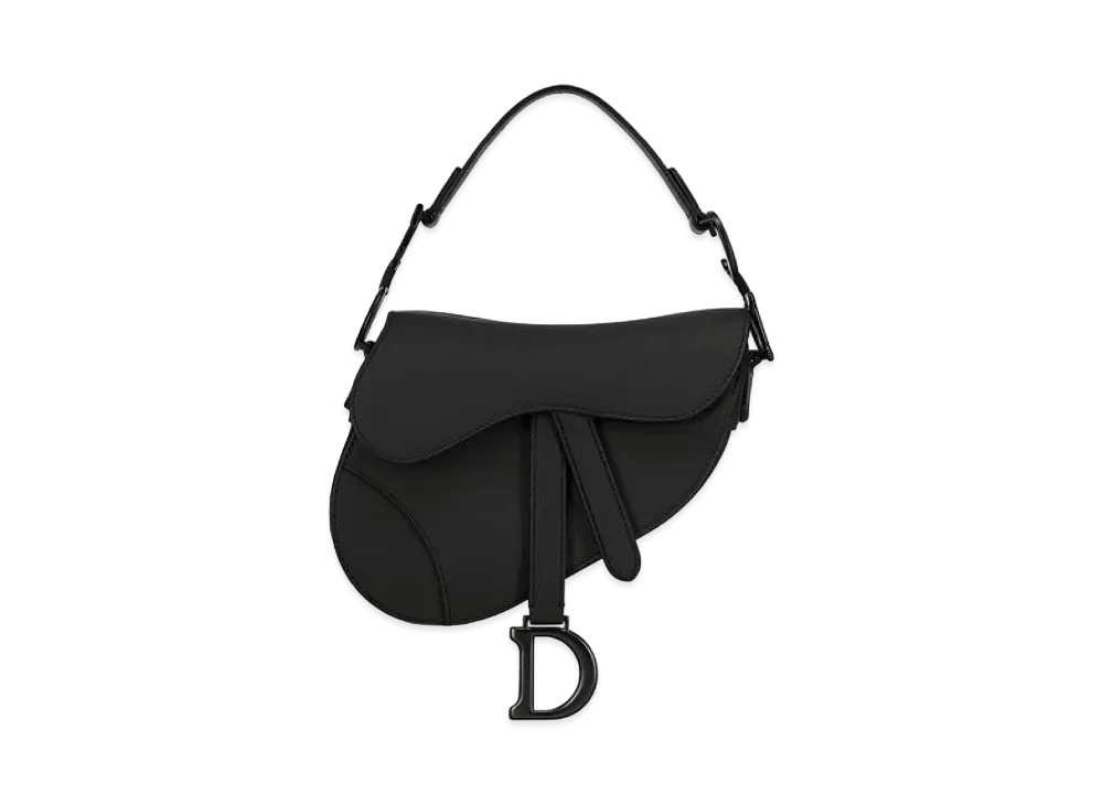 Dior Saddle Mini Bag Ultramat Calfskin "Black"