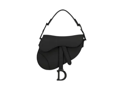 Dior Saddle Mini Bag Ultramat Calfskin "Black"