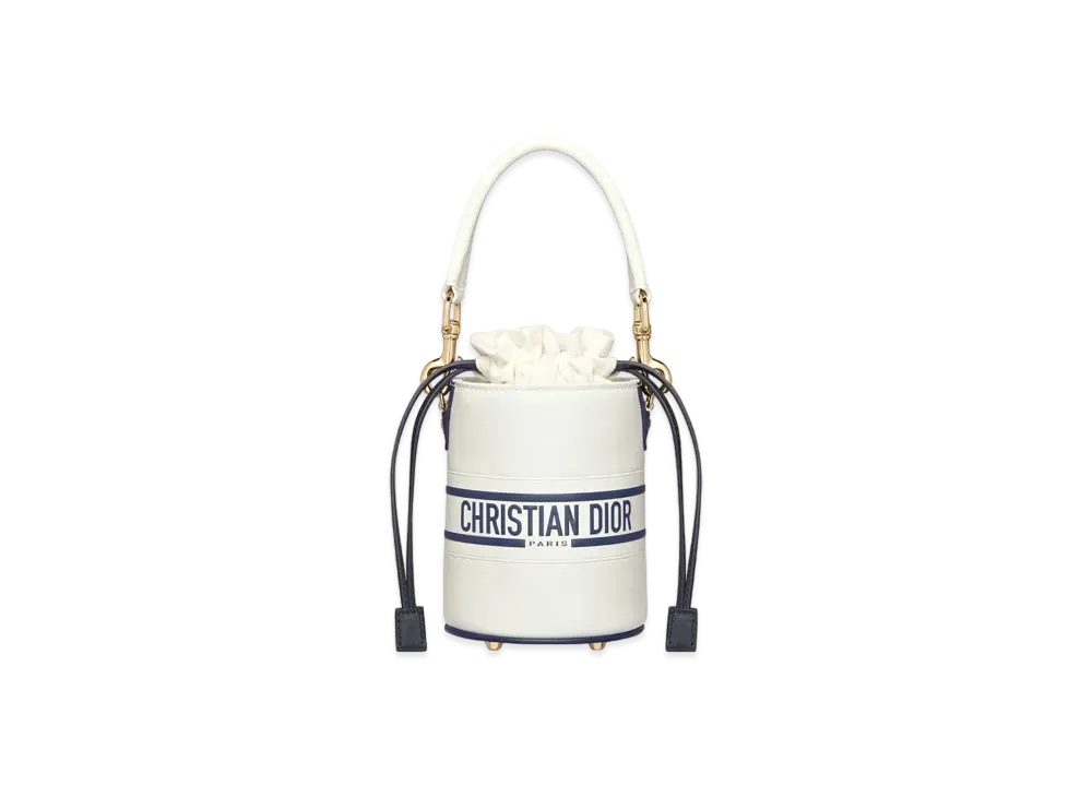 Dior Vibe Micro Bucket Bag Calfskin "White"