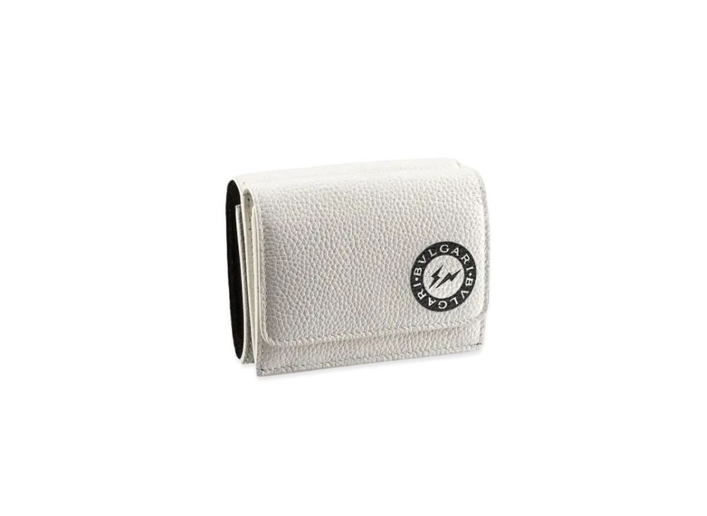 FRAGMENT x BVLGARI Trifold Wallet "White"
