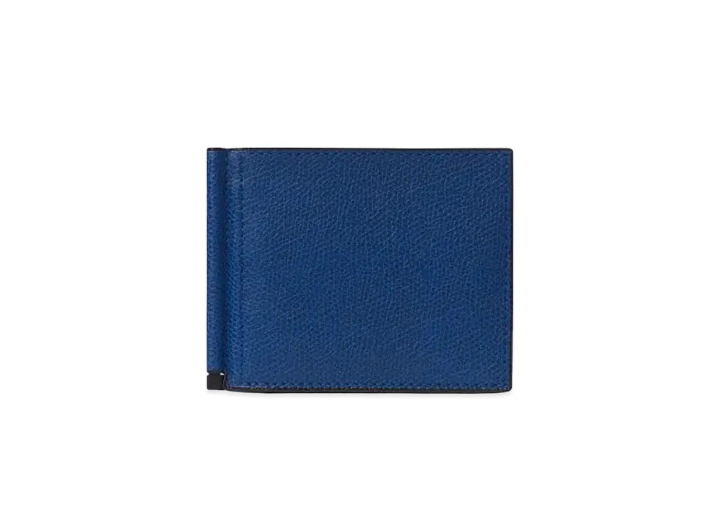 Valextra Money Clip "Royal Blue"