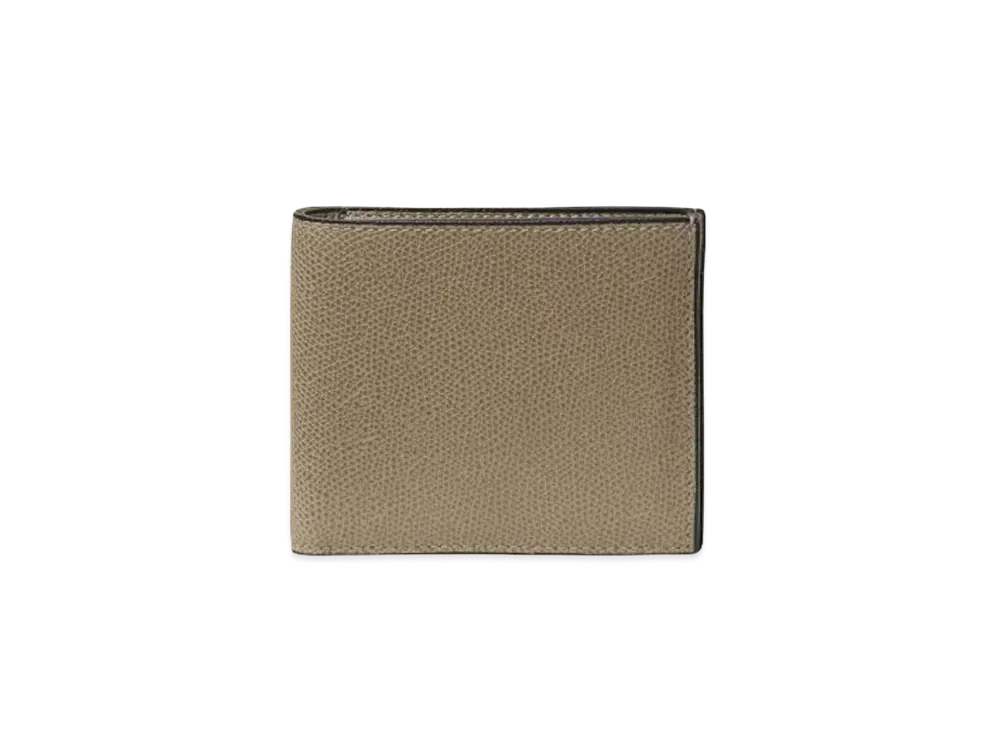 Valextra Folded 4 Card with Coin Purse "Oyster Gray"